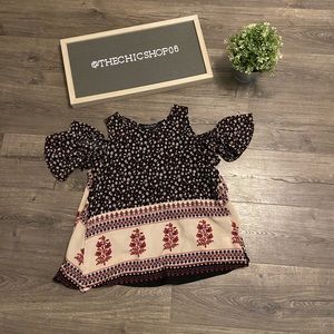 Sweet Rain Off the Shoulder Top